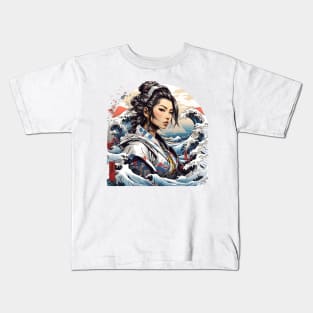 Samurai Girl Kids T-Shirt